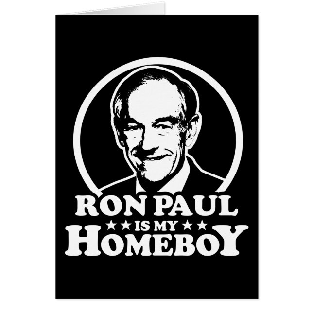 Ron Paul est mon Homeboy (Devant)