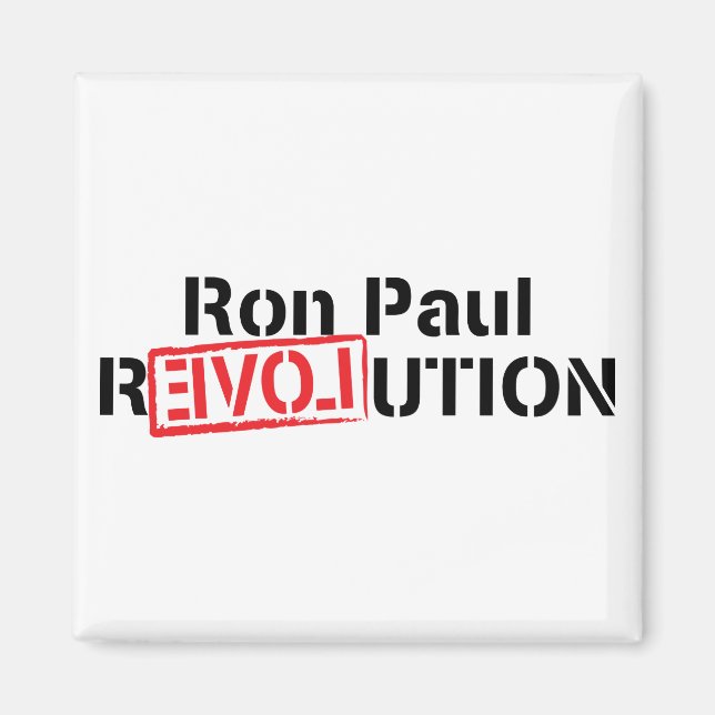 Ron Paul Magnet de la révolution (Devant)