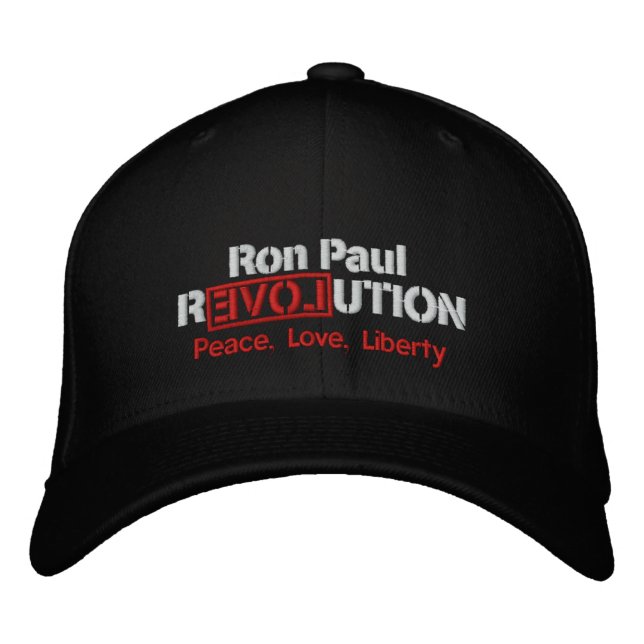 Ron Paul Révolution Casquette brodé (Devant)