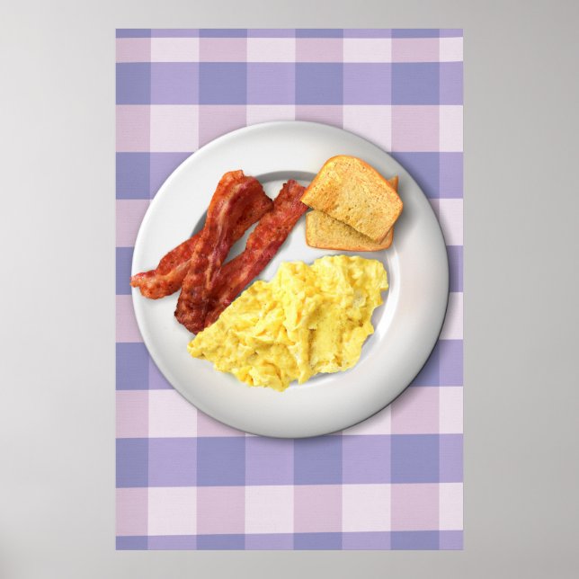 Ron Swanson's Breakfast Poster Of Greatness (Devant)