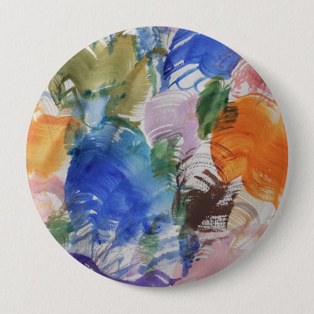 Rond 10 Cm Badge de sélection couleur (Devant)