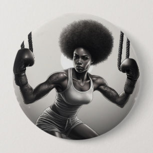 Rond 10 Cm badge girl boss