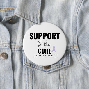 Rond 10 Cm le cancer. le soutien pour le traitement. Badge
