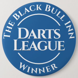 Rond 15,2 Cm Badge de gagnant de ligue de fléchettes de pub per