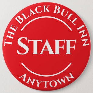 Rond 15,2 Cm Badge d'identification personnalisé pour le person
