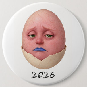 Rond 15,2 Cm Décomposition 2026 Badge Extra Large
