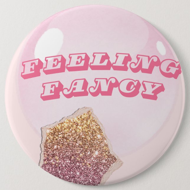Rond 15,2 Cm Fancy Bridal Party Badge (Devant)