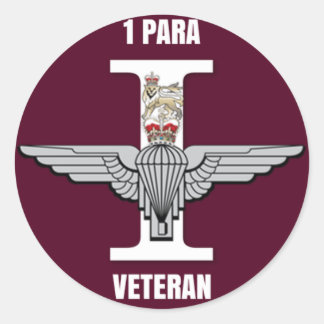 Rond 1 Sticker du cercle vétéran du régiment de parachu