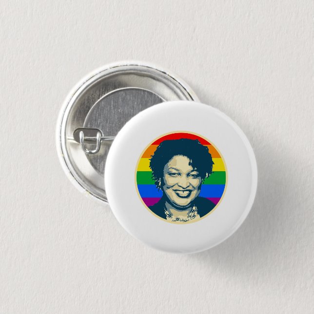 ROND 2,50 CM ABRAMS LGBT BADGE (Devant & derrière)