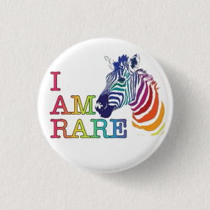 Rond 2,50 Cm Badge 1,25" - Je Suis Rare