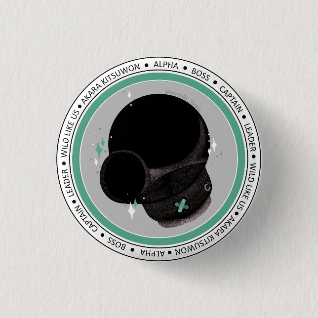 Rond 2,50 Cm Badge Akara - CA (Devant)