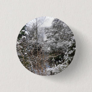 Rond 2,50 Cm Badge Arbres enneigés