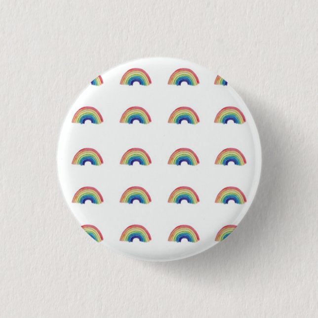 Rond 2,50 Cm Badge arc-en-ciel (Devant)