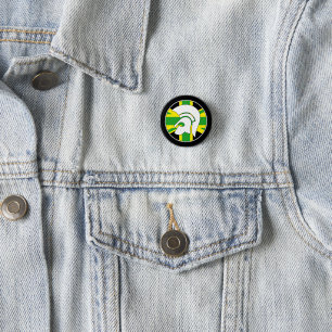 Rond 2,50 Cm Badge de Reggae de Troie