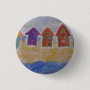Rond 2,50 Cm Badge des Plages