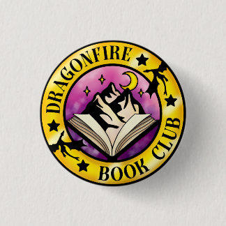 Rond 2,50 Cm Badge du club de lecture de dragonfire
