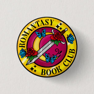Rond 2,50 Cm Badge du club de lecture Romantasy