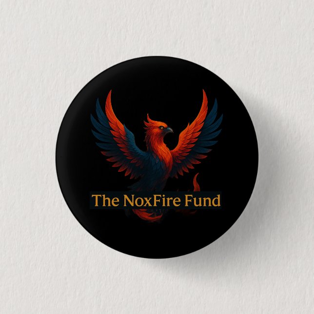 Rond 2,50 Cm Badge du Fonds NoxFire (Devant)