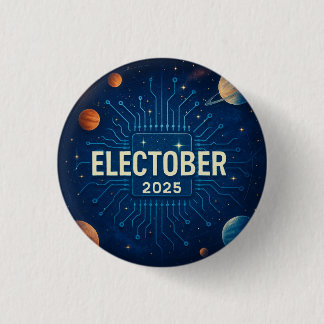 Rond 2,50 Cm Badge ELECTOBER 2025