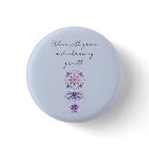 Badge Mandala de Serenity en fleurs
