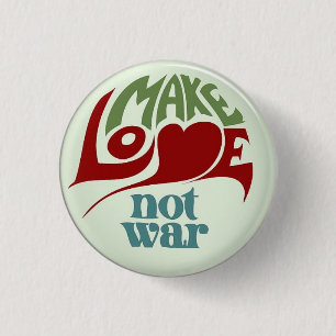 Rond 2,50 Cm Badge paix vietnam guerre armée 60's guerre