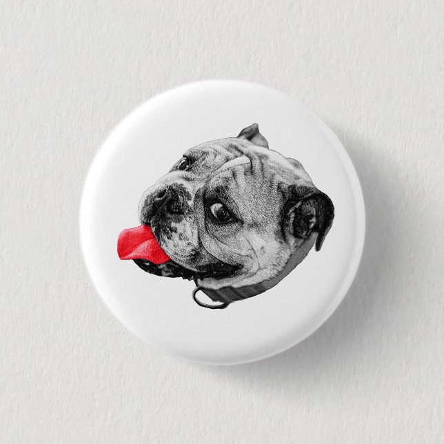 Rond 2,50 Cm Badge Pop Rouge (Devant)