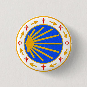 Rond 2,50 Cm Badge ronde Camino de Santiago