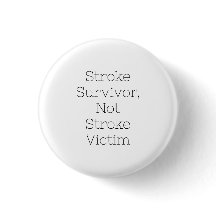 badge "Survivant de l'AVC, pas Victime de l'AVC"