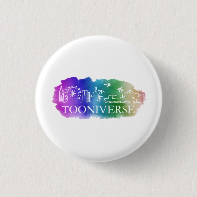 Rond 2,50 Cm Badge Tooniverse (Devant)
