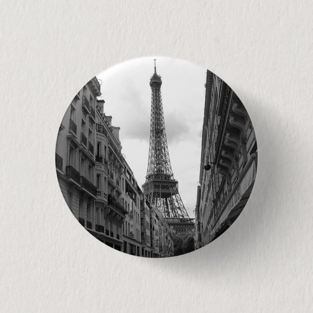 Rond 2,50 Cm Badge Tour Eiffel (Devant)