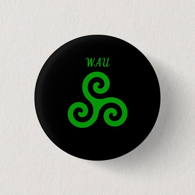 Rond 2,50 Cm Badge Triskel (Devant)