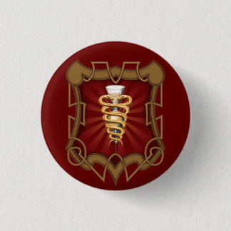 Rond 2,50 Cm Bon docteur Badge Button