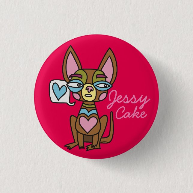 Rond 2,50 Cm Chiwawa Jessy Cake Badge (Devant)