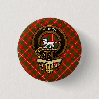 Rond 2,50 Cm Clan écossais Bruce Badge et Crest | Armoiries