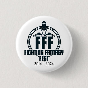 Rond 2,50 Cm Combattre l'Imaginaire Fest Badge 10e Anniversaire