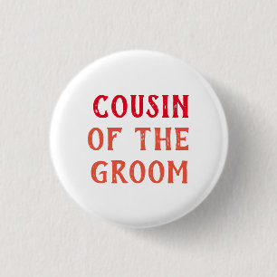 ROND 2,50 CM COUSIN DU MARIE BADGE POUR MARIAGE