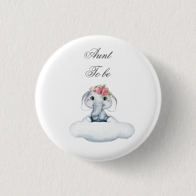 Rond 2,50 Cm Dreamy Days avec Rosie l'éléphant. Badge (Devant)