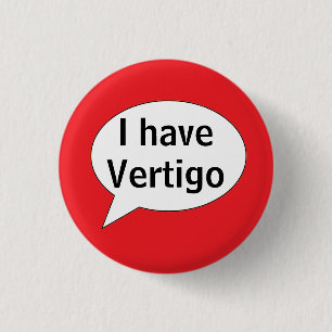 Rond 2,50 Cm J'ai un badge de vertige