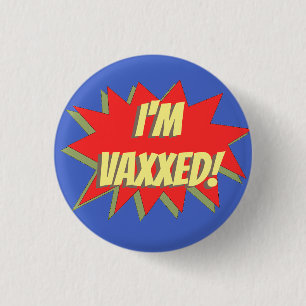ROND 2,50 CM JE SUIS VAINCUE !  BADGE