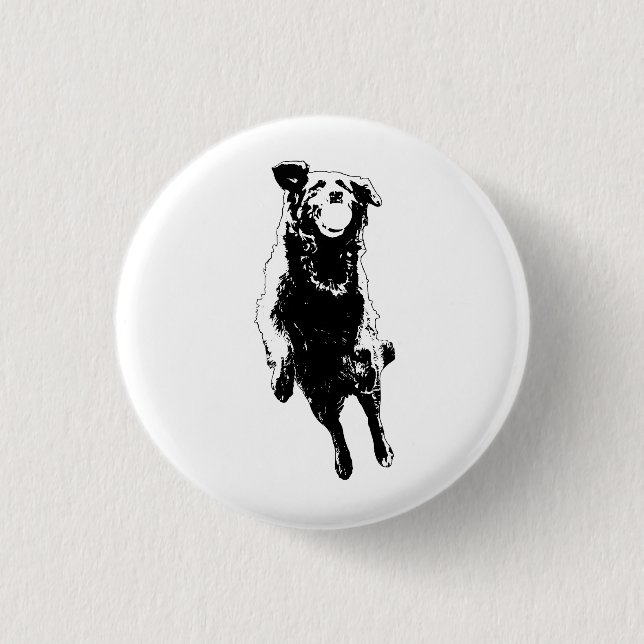 Rond 2,50 Cm Joie de sauter, petit badge (Devant)