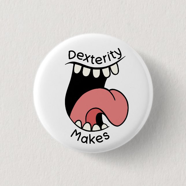Rond 2,50 Cm La Dextérité Fait Badge (Devant)