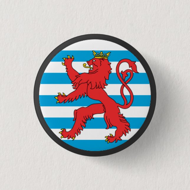 Rond 2,50 Cm Le Luxembourg Badge - le drapeau civil (Devant)