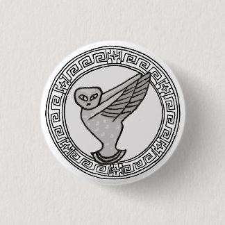Rond 2,50 Cm Les Olympiens ! Symbole Athène/Minerva badge