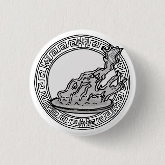 Rond 2,50 Cm Les Olympiens ! Symbole Hestia / Vesta badge