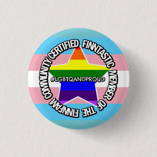 Rond 2,50 Cm (LGBTQ) Badge certifié des membres FinnFam