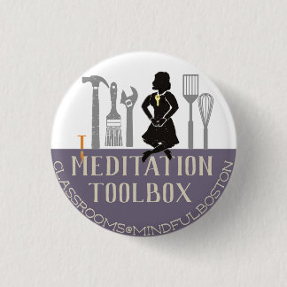 Rond 2,50 Cm MindfulBoston's Meditation Toolbox Badge