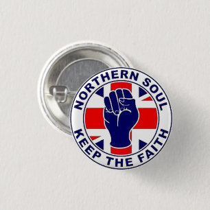 Rond 2,50 Cm Northern Soul Pin Badge