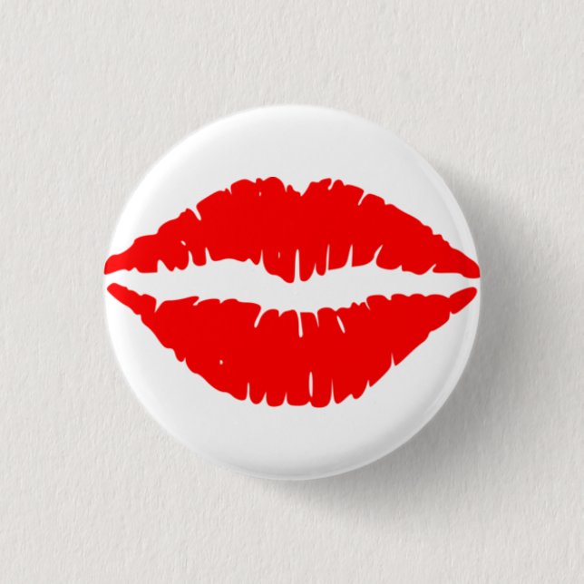 Rond 2,50 Cm Petit badge de Kiss (Devant)