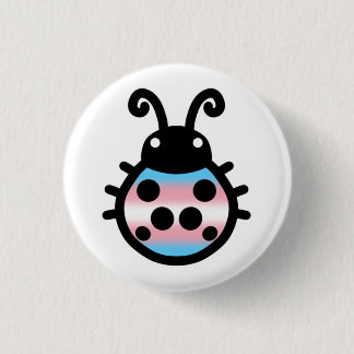 Rond 2,50 Cm Transgender Pride Ladybug Pin Badge