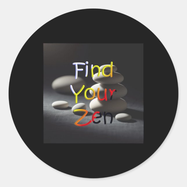 Rond 2. Sticker De La Minorité Et De La Méditation (Devant)